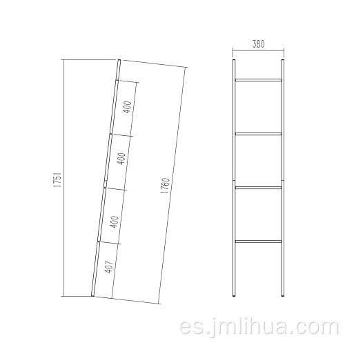 estante de fácil instalación para baño